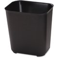Rubbermaid Commercial 7 gal 28 Quart Fire Resistant Wastebasket, Black, Thermoset Polyester RCP254300BK